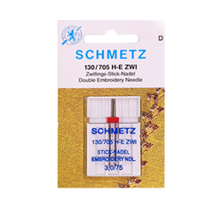SCHMETZ - 3.0/75 Esnek Kumaşlar için Çiftli Makine İgnesi
